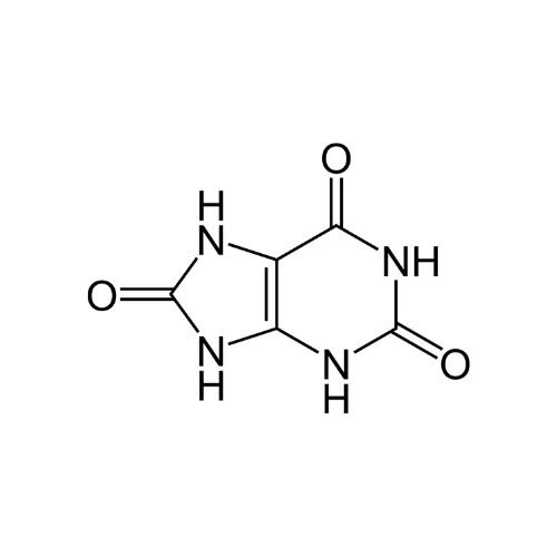 Acid uric có công thức hóa học là C5H4N4O3