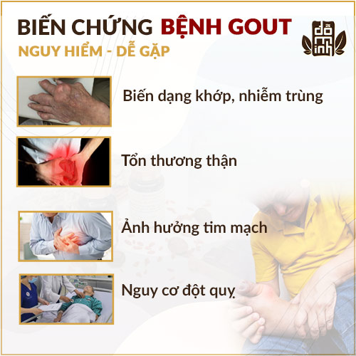 Biến chứng bệnh gout