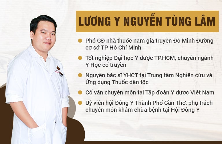 Lương y Nguyễn Tùng Lâm chữa gout nhà thuốc Đỗ Minh Đường