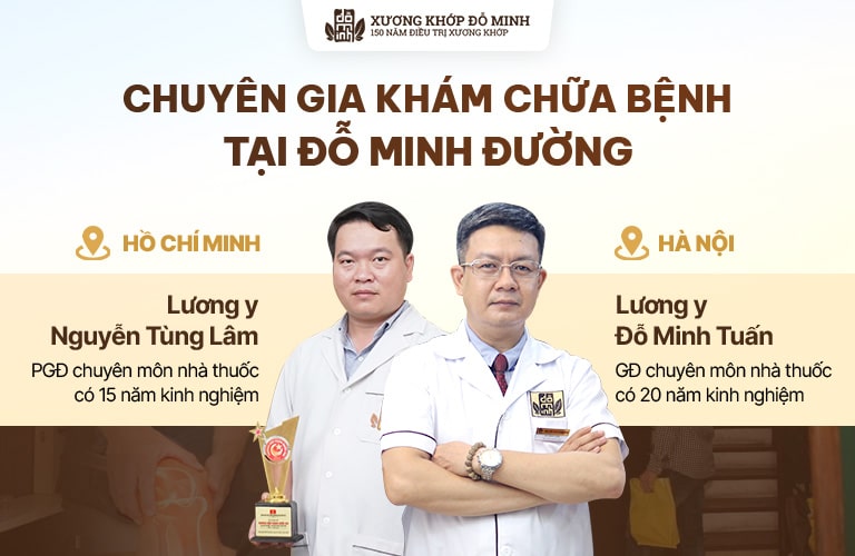 Lương y, bác sĩ khám chữa gout tại Đỗ Minh Đường